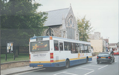 Burtons Coaches HX51 LRK (later R60 BCL) at Mildenhall - 15 Sep 2001 (477-06)