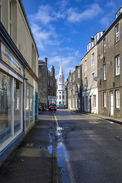 Campbeltown Town Hall from Kirk Street