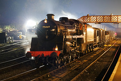 Bridgnorth Station at night HFF!