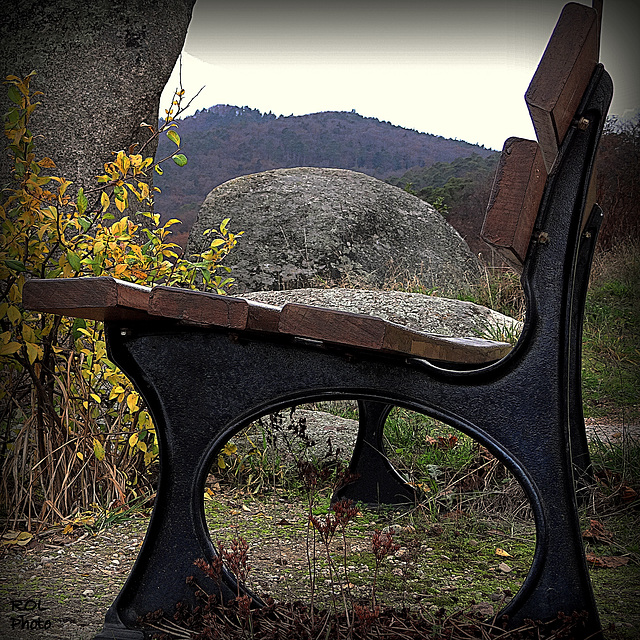 Le banc du soir....!