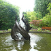 Fish Fountain At The Butchart Gardens