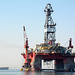 Namibia, West Eclipse Drilling Jack up in Walvis Bay