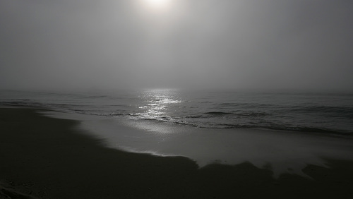 Monte Gordo, Misty morning