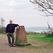 Trig Point (164m) on Kinver Edge (Scan from 1999)