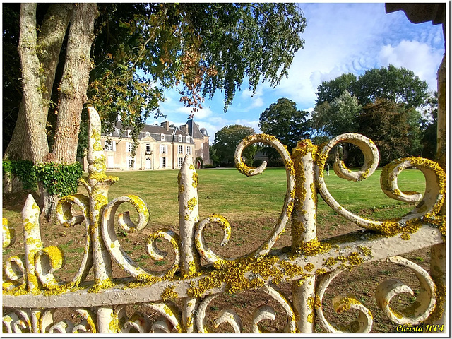 Les grilles du château de Bogard... HFF