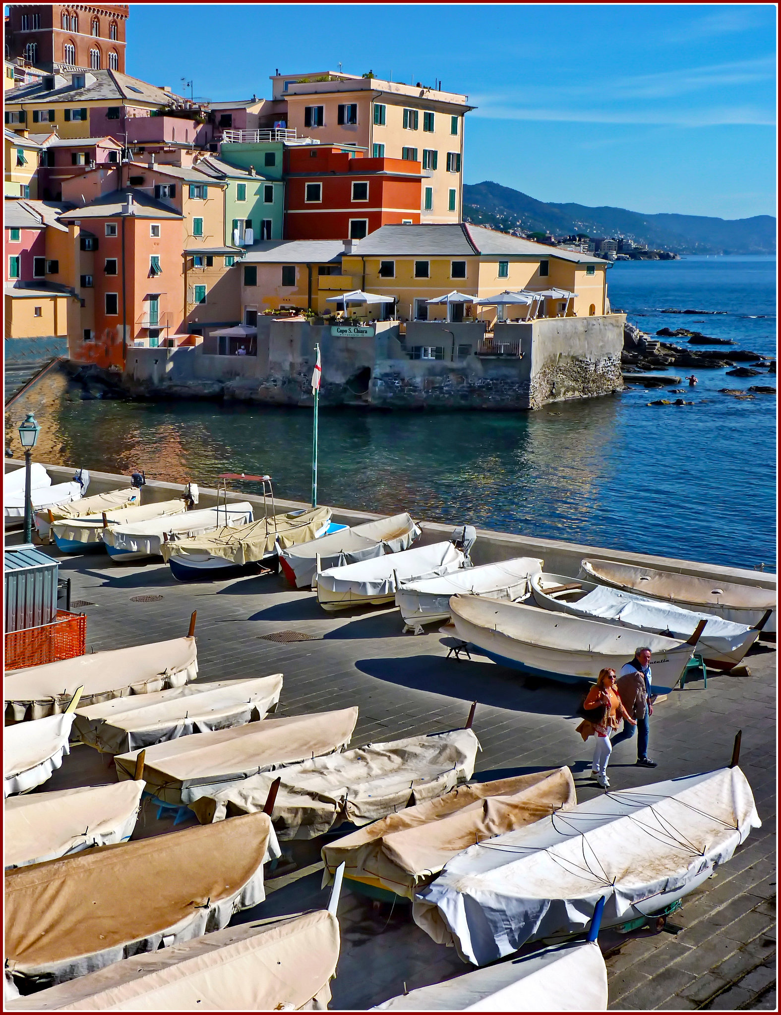 Boccadasse : l'antico borgo con le sue barche