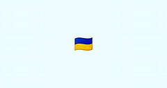 1-Ukranian Flag Small