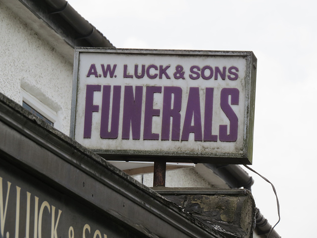 luck funerals...east finchley, london