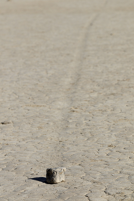 Moving Stone at Racetrack Playa