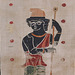 Detail of a Textile Fragment with Artemis and Actaeon in the Metropolitan Museum of Art, December 2023
