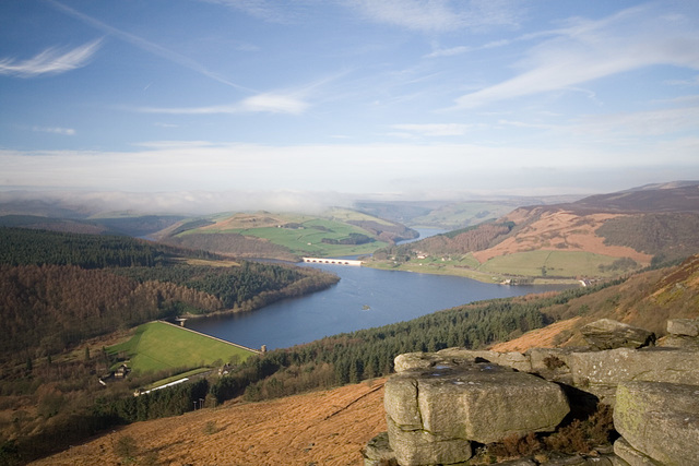 Ladybower from Bamford Edge