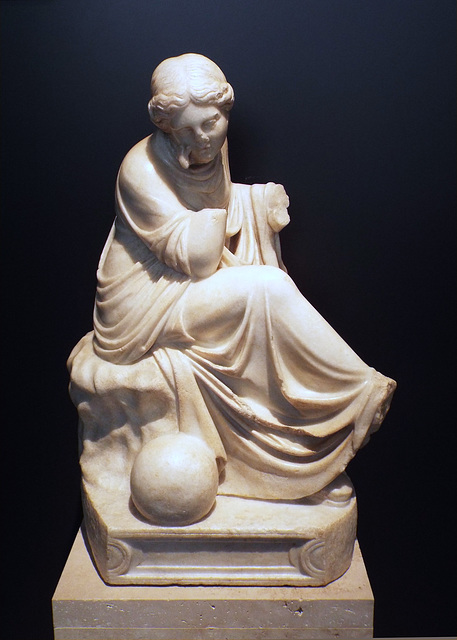 Urania Statuette in the Archaeological Museum of Madrid, October 2022