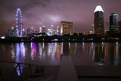 Singapore Flyer and Suntec City