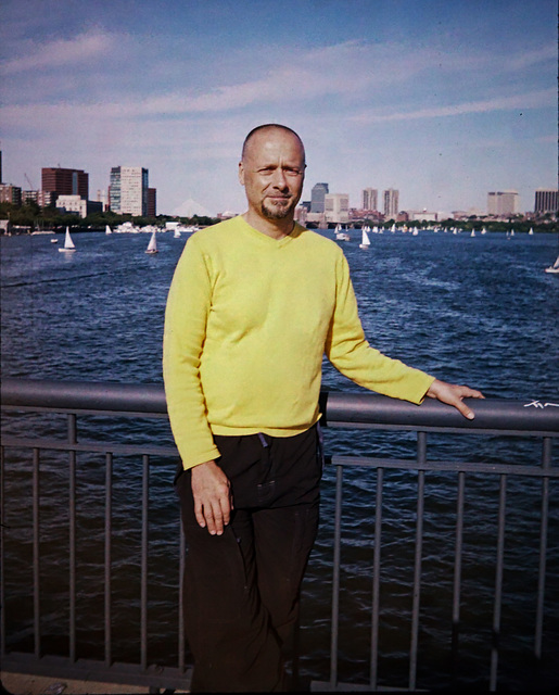 Myself on the Mass Ave Bridge