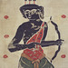 Detail of a Textile Fragment with Artemis and Actaeon in the Metropolitan Museum of Art, February 2024