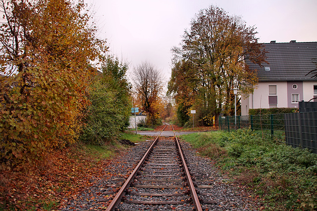 Anschlussgleis der Glückauf-Kaserne (Unna-Königsborn) / 26.11.2022