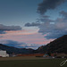 dramatische Wolken überm Falkenberg