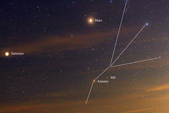 Mars und Saturn am Morgenhimmel (AZ 160)