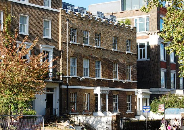 Houses Overlooking The Common, Clapham, London