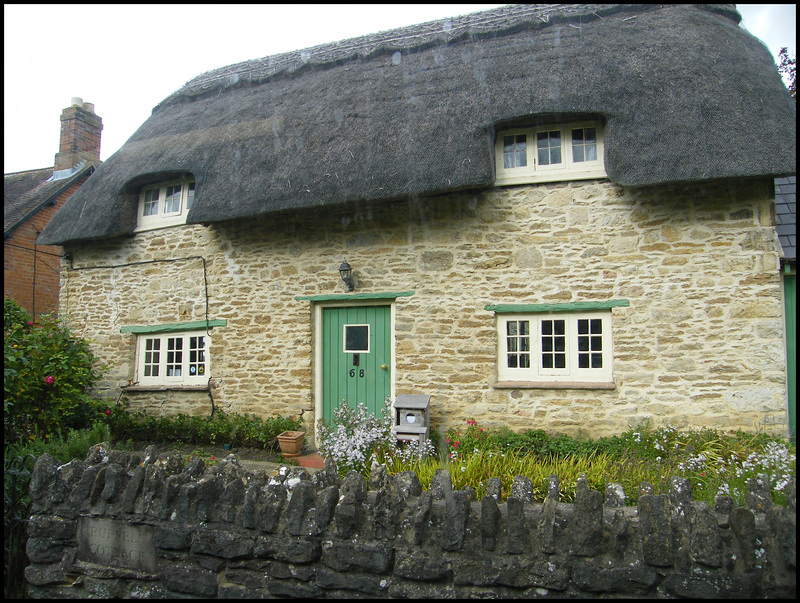 green door in Garsington