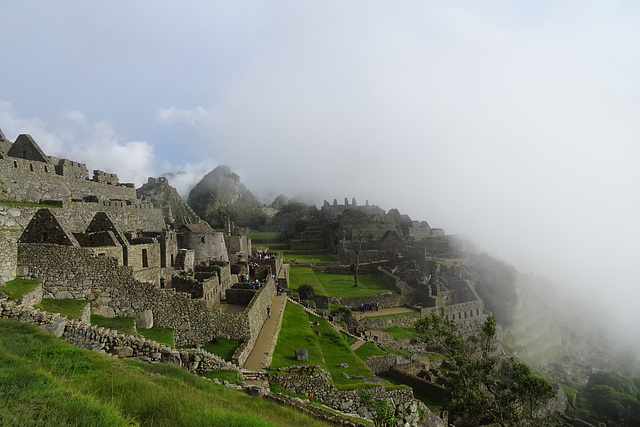 Machu Picchu In Early Morning Cloud