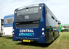 Central Connect 368 (YY24 HBN) at The Big Bus Show, Stonham Barns - 11 Aug 2024 (P1190106)