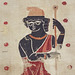 Detail of a Textile Fragment with Artemis and Actaeon in the Metropolitan Museum of Art, February 2024