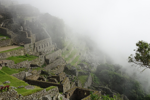 Machu Picchu In Early Morning Cloud