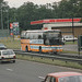 Eniway Coaches E838 NHP on the A11 at Barton Mills – 13 Jul 1991 (144-15)