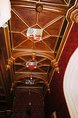 Staircase Hall Landing Ceiling, Newstead Abbey, Nottinghamshire