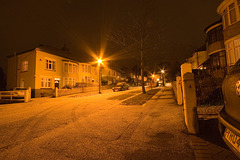 Night street scene