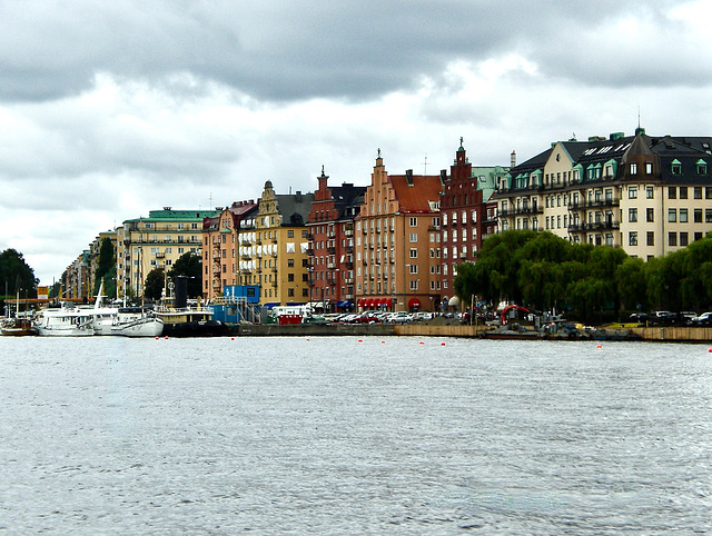 Blick auf die Stockholmer Altstadt
