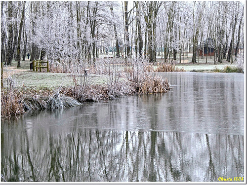 A white day in January