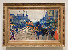 Regent Street, London by Derain in the Metropolitan Museum of Art, January 2019