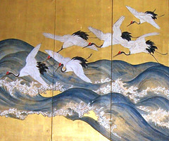 wall-covering-japanese Bedroom, Newstead Abbey, Nottinghamshire