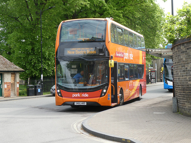 Stagecoach East 10807 (SN66 WBD) in Cambridge - 15 May 2023 (P1150513)
