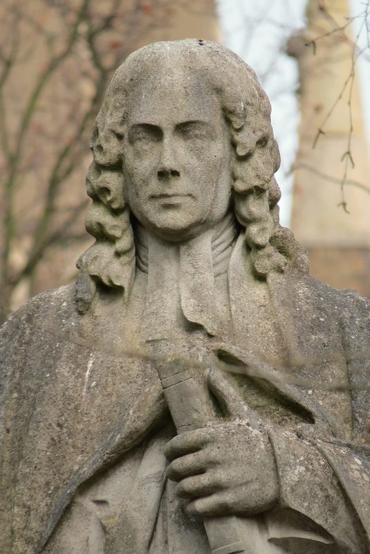 abney park cemetery, stoke newington,  london,memorial to dr isaac watts by e.h. baily 1845