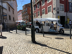 Tuc tuc à Lisbonne