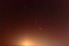 Orion over Weymouth ferry terminal