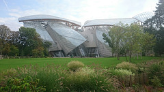 Outside Fondation Louis Vuitton, Frank Gehry