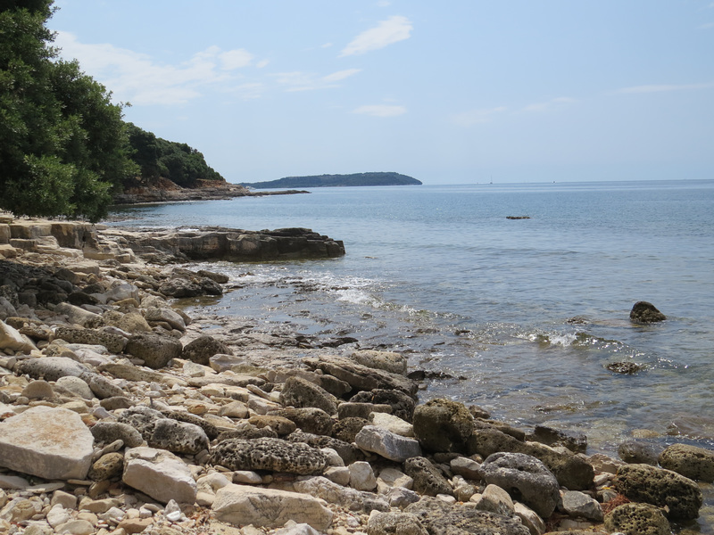 Brijuni Veliki : cote sud-ouest.