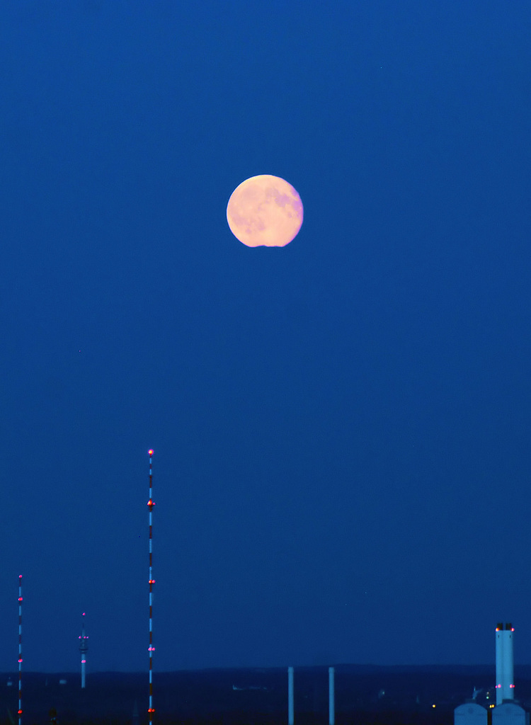 Vollmond über Billbrook