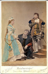 Therese Malten , Karl Scheidemantel & Heinrich Gudehus by Hoffert