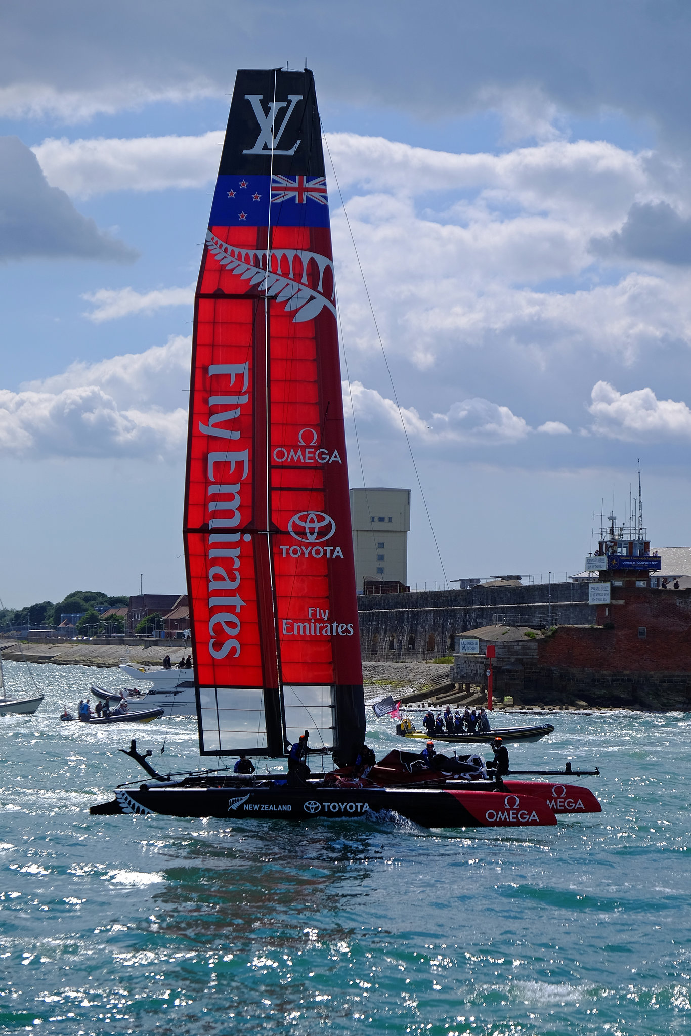 America's Cup Portsmouth 2015 Saturday Emirates 1