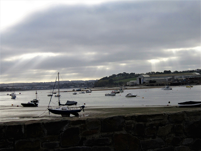 Appledore shipyard in the distance