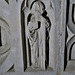 woodleigh church, devon, detail of the c16 easter sepulchre c,1527 (2)