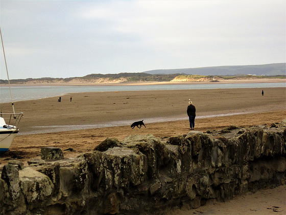 Not many people on Instow beach
