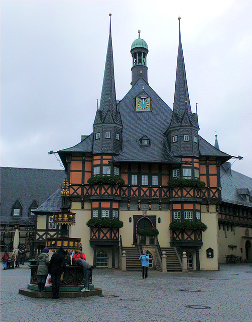 Rathaus Wernigerode im Oktober 2009