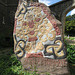 copy of jellinge stone at danish church, st katherine's regents park, london