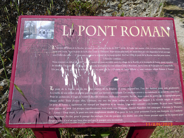 le pont Roman de LUZAY  2/2